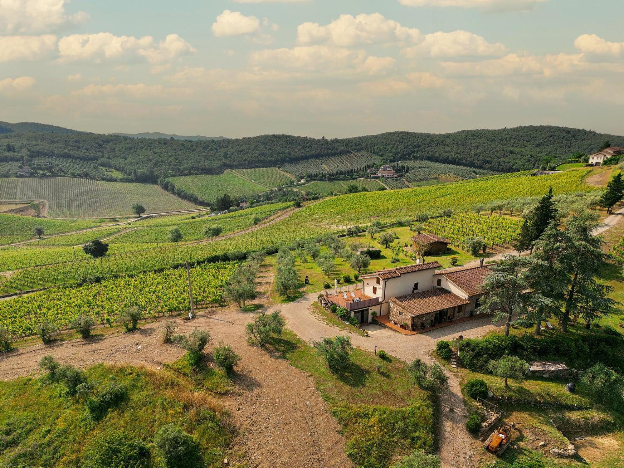 Tenuta Il Poggetto ราดดา อิน เคียนติ ภายนอก รูปภาพ