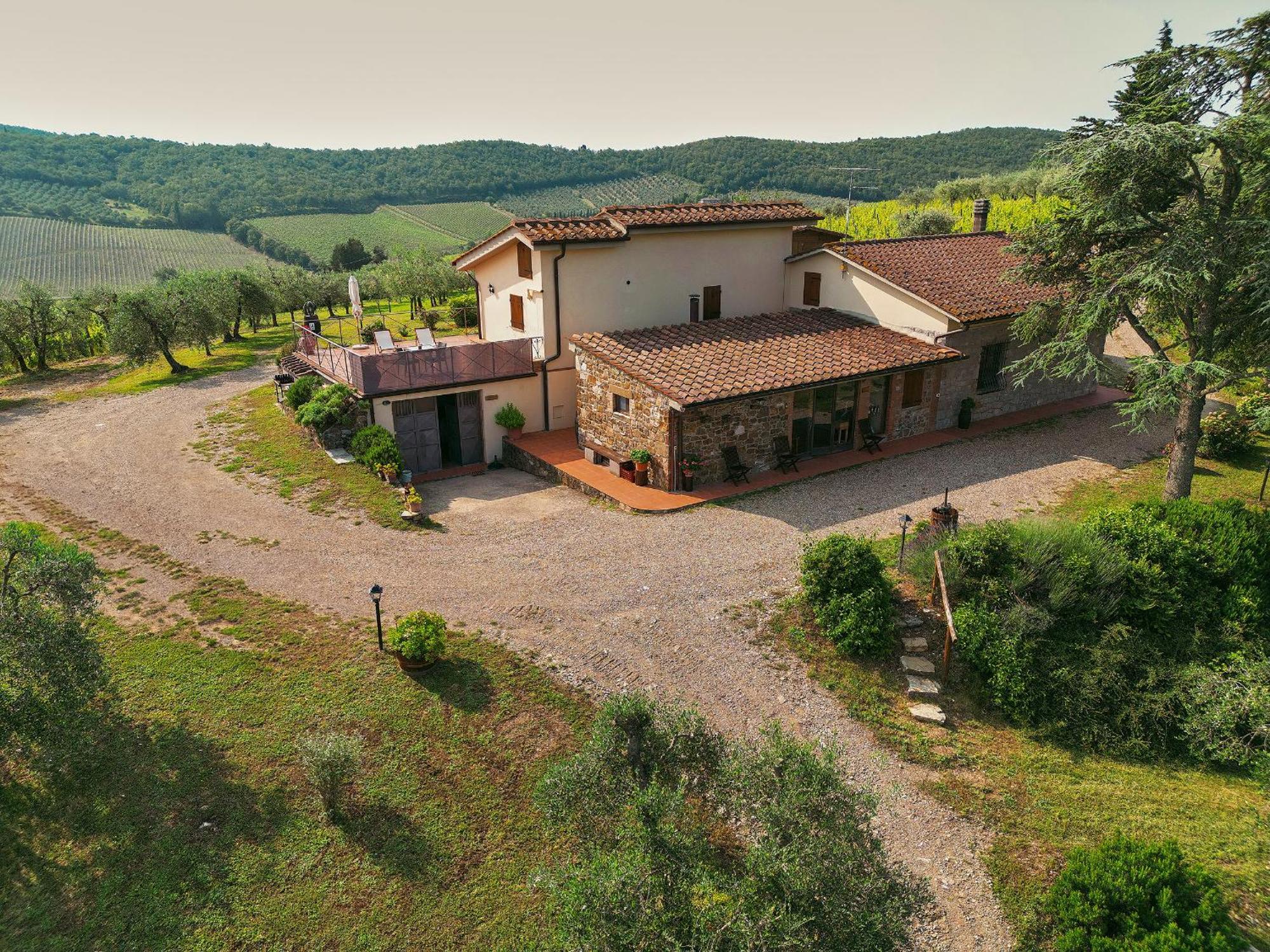 Tenuta Il Poggetto ราดดา อิน เคียนติ ภายนอก รูปภาพ