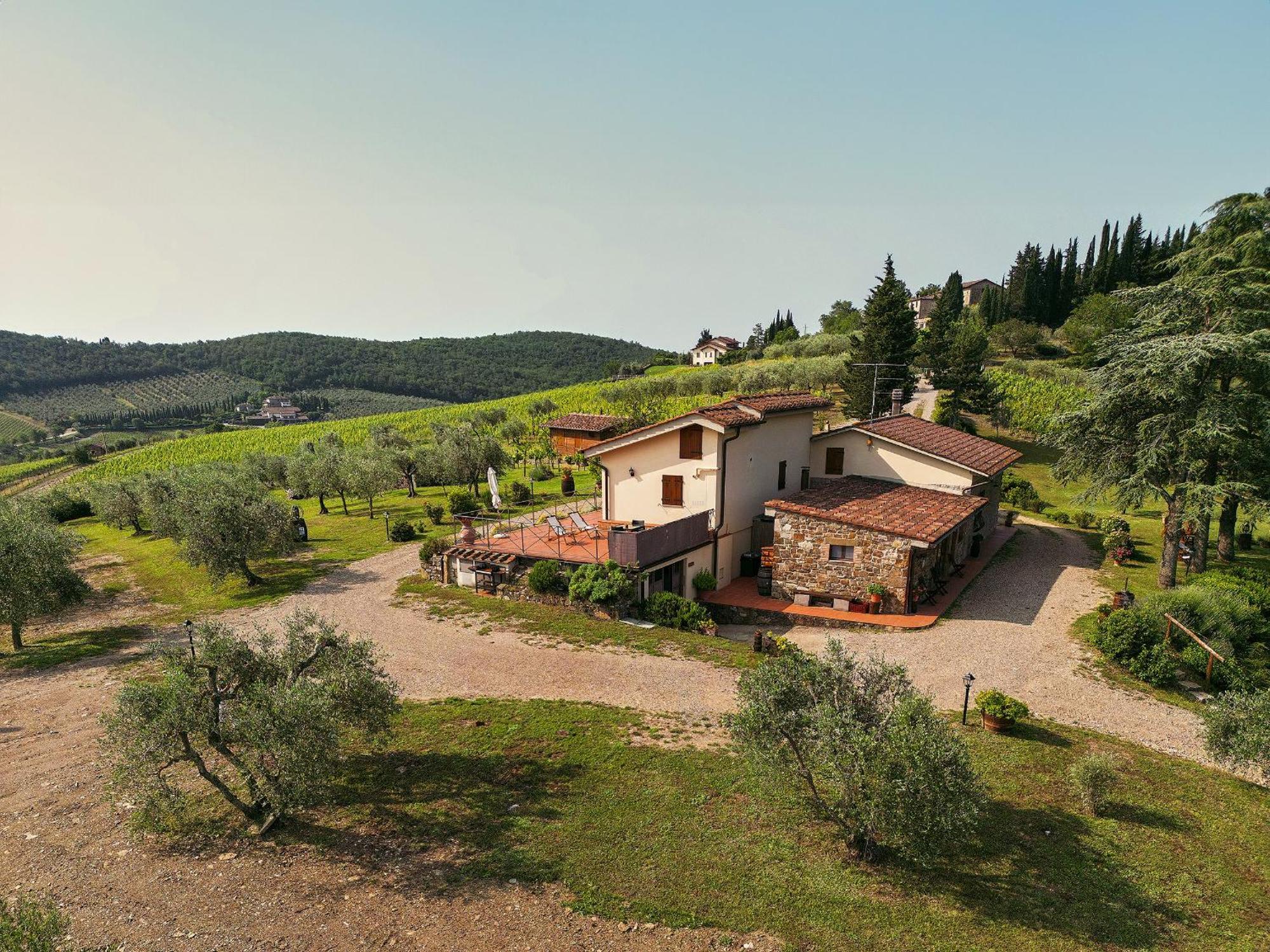 Tenuta Il Poggetto ราดดา อิน เคียนติ ภายนอก รูปภาพ